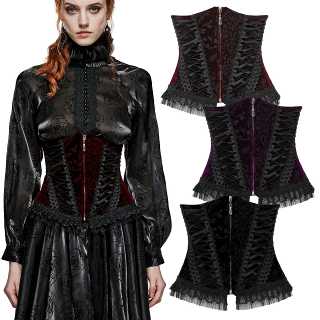 Victorian Punk Rave underbust corsage